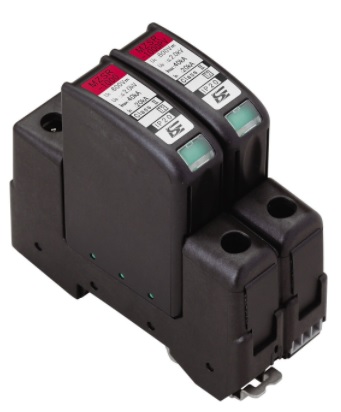 太陽光発電システム用SPD MZSR-1000PV形（誘導雷対応，JISクラスⅡ）